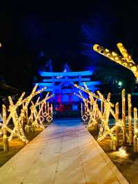【絶景】幻想的な竹あかりが素敵🎋牛嶋神社のライトアップ⛩