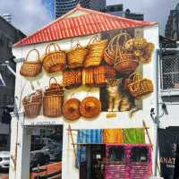 A vibrant & colourful street in Singapore!