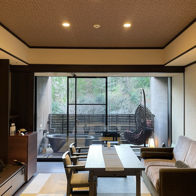 Modern western Japanese onsen hotel