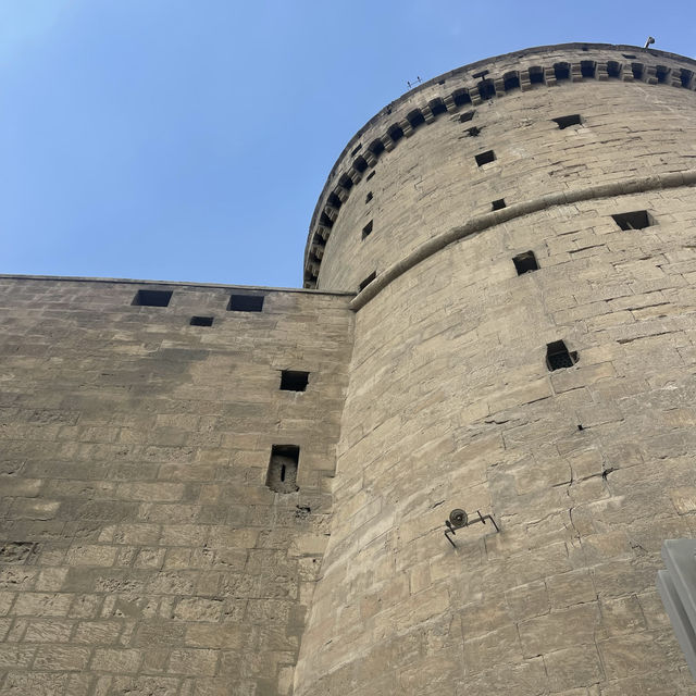 Old historical citadel in Egypt 