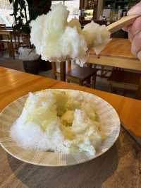 【福岡カフェ】喫茶店をリノベーションした可愛らしいカフェのかき氷🍧
