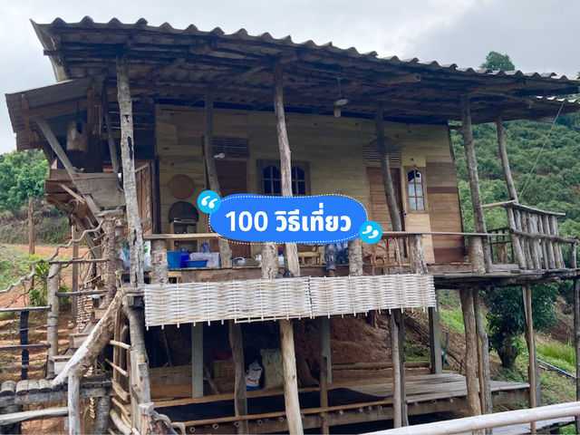 📍 แค้มปิ้งบ้านสวนดอยสกาด จ.น่าน
