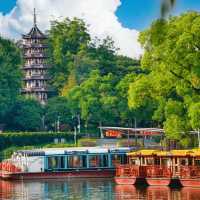 澱山湖風景區：湖光山色