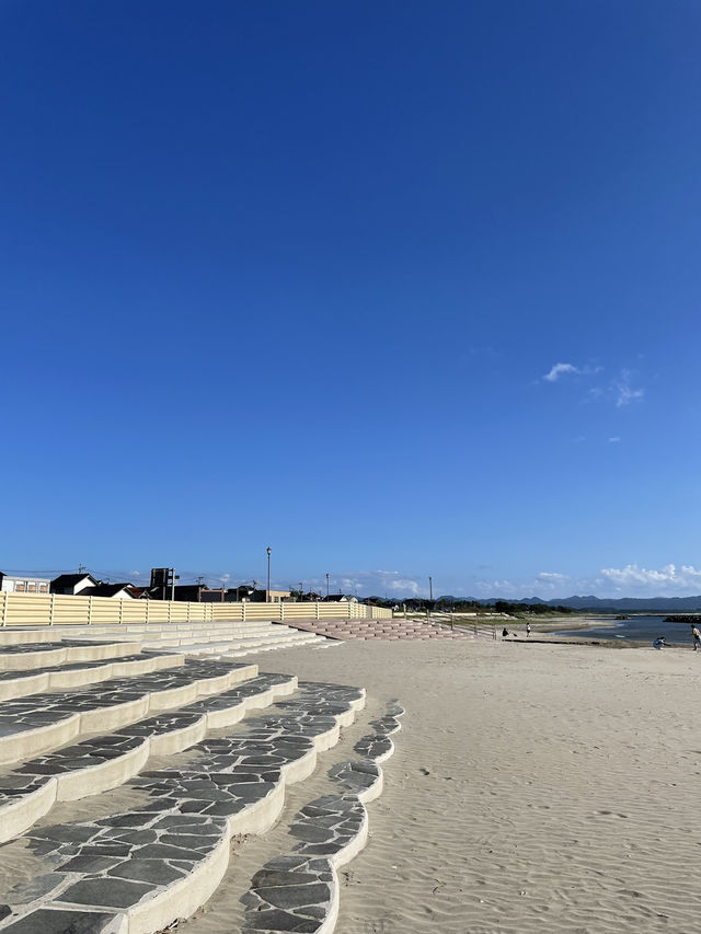 【島根県:出雲】神話ゆかりの地　稲佐の浜