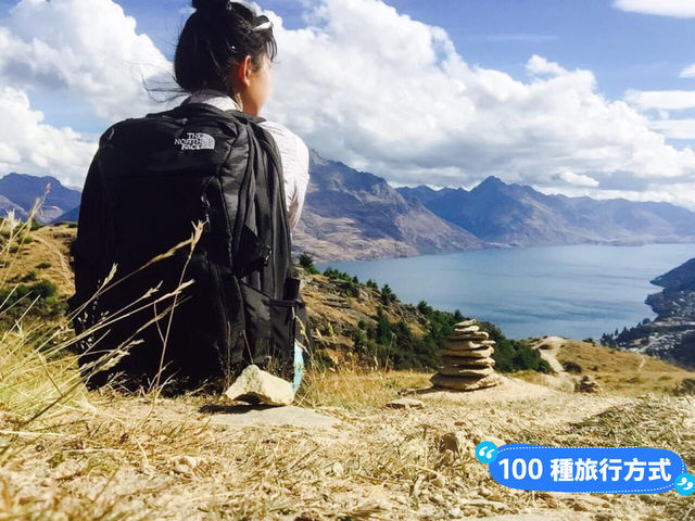 📍紐西蘭。皇后鎮｜絕佳觀景親子步道Queenstown Hill walking track 