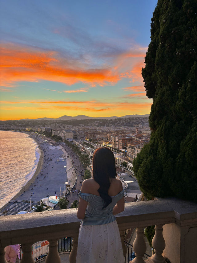 니스여행 마지막 날에는 꼭 봐야하는 니스 일몰🌅🧡