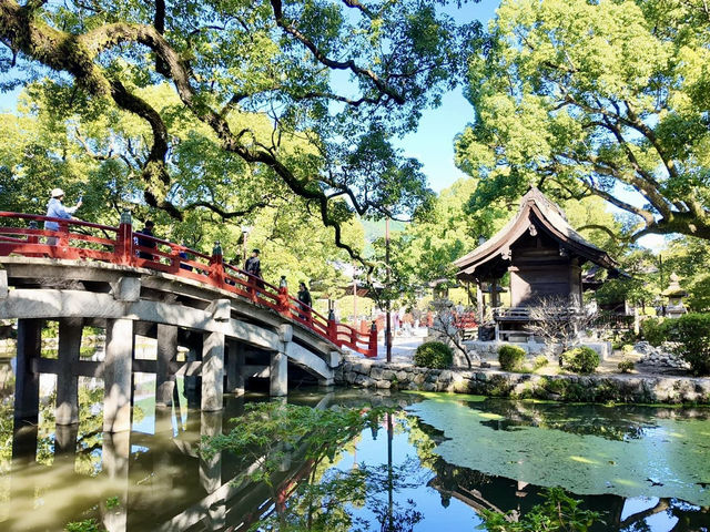 เช็คอินขอพรที่ศาลเจ้าชื่อดัง🌊สัญลักษณ์ของ Fukuoka