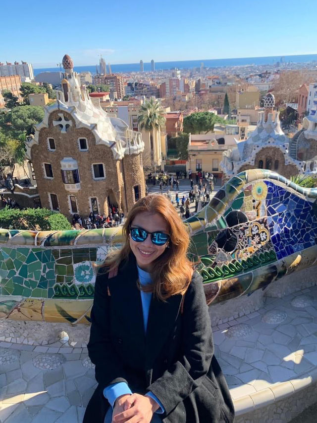 ❤️Stunning Park Guell-A MUST VISIT in Barcelona