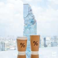 ร้านกาแฟบนตึกสูงชั้น55กับ %Arabica