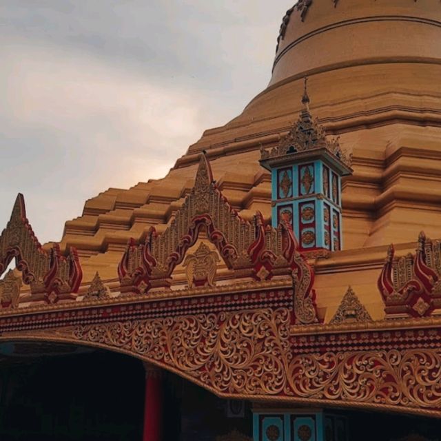 PAGODA WITH 3 SUB-DOMES.