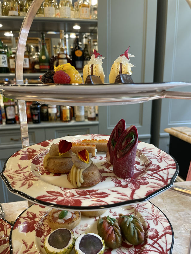 東京グルメ🍰グッチオステリアで優雅なアフタヌーンティー🍰☕️