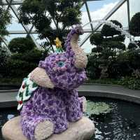「新加坡」迪士尼聯乘星空花園，自然和花藝的探索