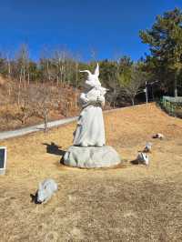 귀여운 포토존과 카라반이 있는 테마파크🐰
