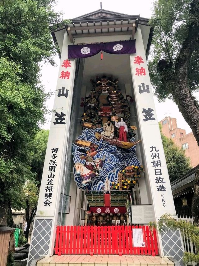 博多櫛田神社，參觀華麗又壯觀的祇園祭山笠