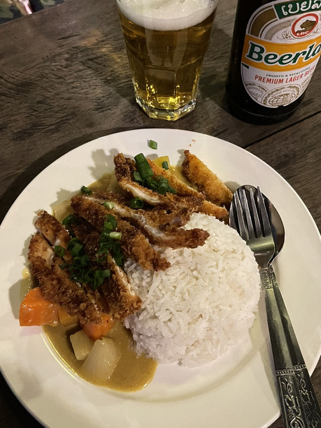 📍寮國。四千美島東德島日落景觀餐廳-Vixay Sunset Restaurant