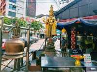 泰國曼谷市中心著名寺廟景點：泰天神殿（慧光路口象神廟），祈福非常靈驗，適合打卡拍照📸祈福