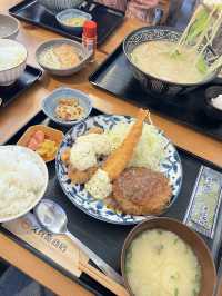 대마도 히타카츠항 근처 일본 가정식 큐베이