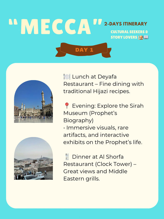 Mecca itinerary 