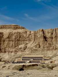 ✨ Deir el-Bahari Diaries: Pharaohs, Sandals, & a Goat’s Selfie Moment 🐐