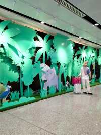 A NATURE MESSAGE FOR EVERY TRAVELLER IN KUNMING CHANGSHUI AIRPORT