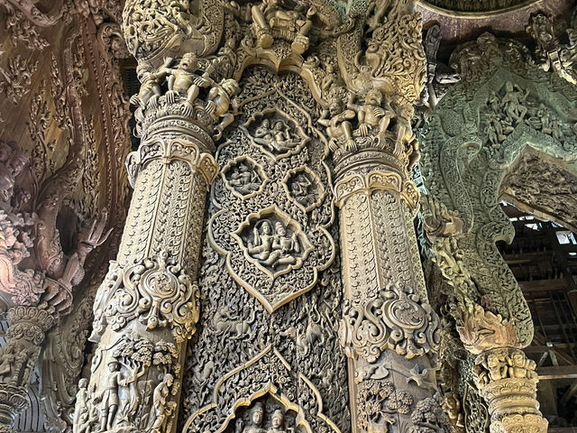 A Majestic Morning at the Sanctuary of Truth, Pattaya 