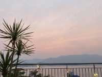 【琵琶湖】夕焼けテラスでディナー