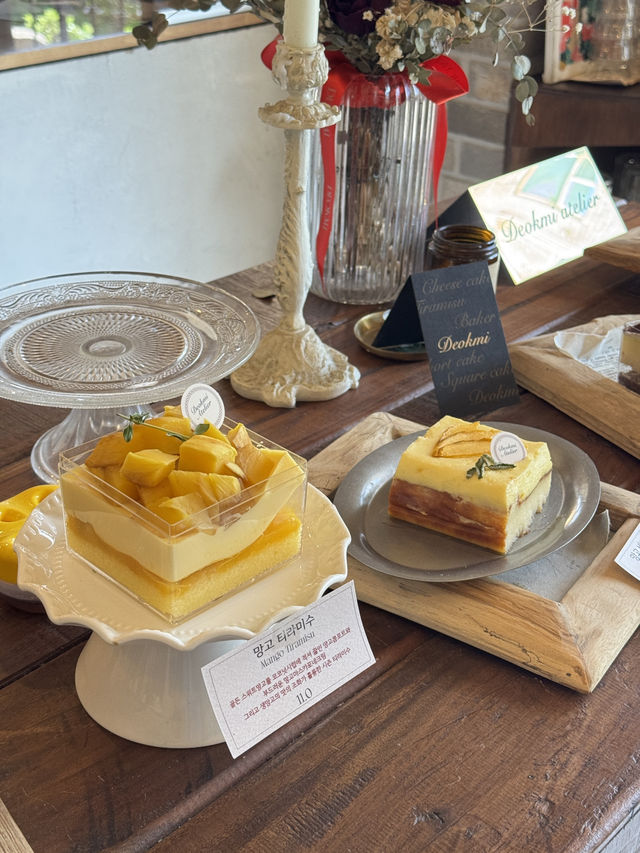광안리 덕미 아틀리에 여름 망고시즌 디저트 추천💛