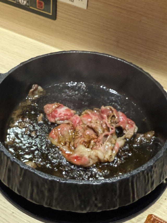 銅鑼灣黑毛和牛壽喜燒