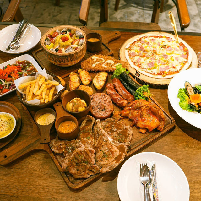 เปิดใหม่!! ร้านอาหารพัทยา ต้นตำรับสเต๊กถาดยักษ์🥩
