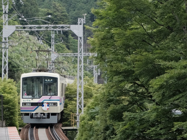 Riding the Eizan Electric Railway: A Day of Green Serenity in Kyoto 🍃🚃