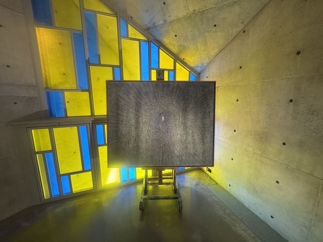 江賢二藝術園區，快被清水模加上畫作美暈