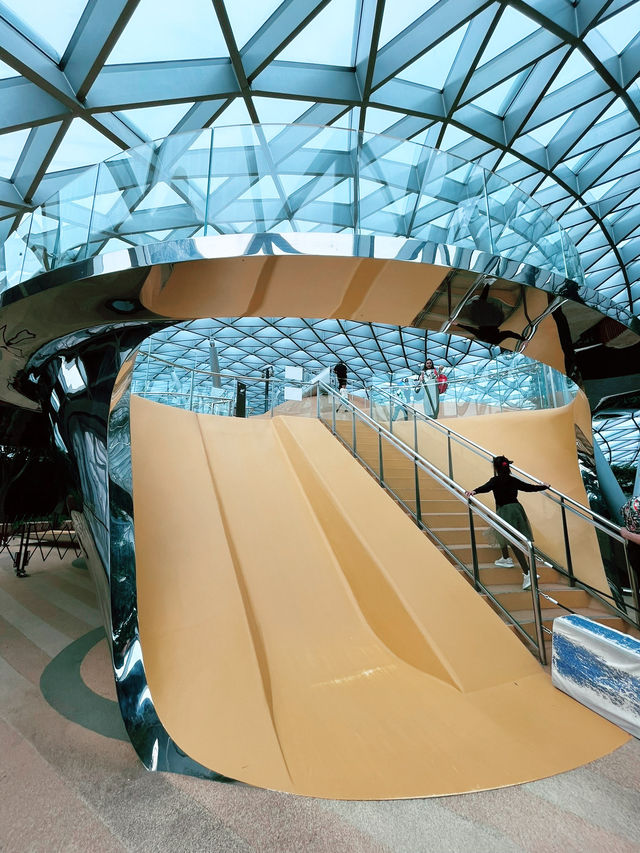 “THRILLING FUN AT THE DISCOVERY SLIDES”