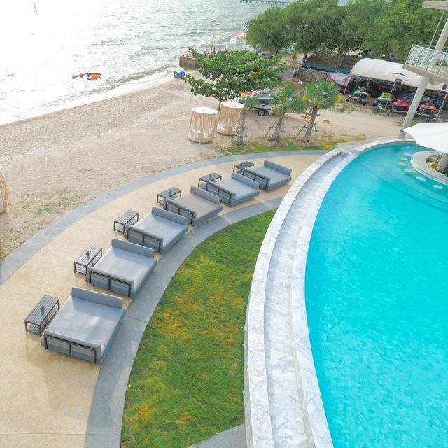💙Atlantis Manor รร.เปิดใหม่บางแสน วิวทะเล สระปัง