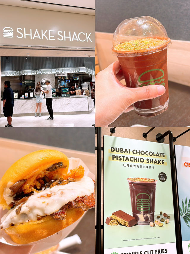 Shake Shack 杜拜朱古力開心果奶昔‼️超好飲🔥