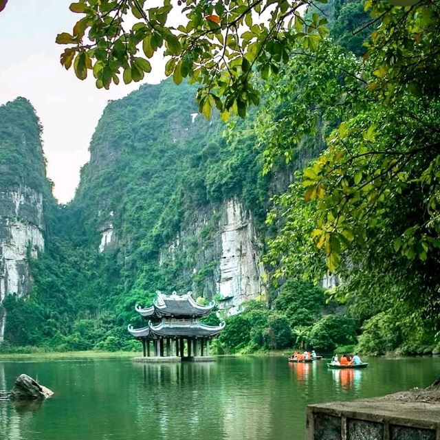 Serene Sails Through Trang An, Vietnam