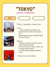 Itinerary: Best Tokyo spot 🇯🇵