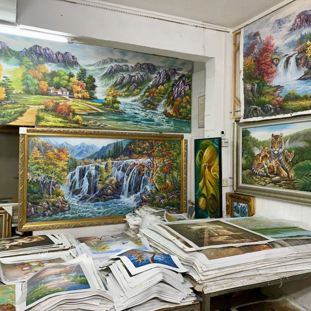 🎨【深圳・大芬油絵村でアートの街歩き】 