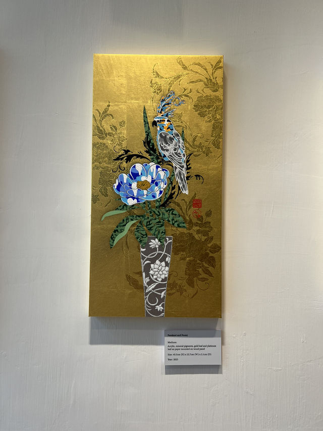 "深沢 尚宏個人作品展《花鳥金語：Golden Whispers》@ 海港城