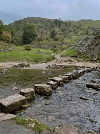 Stepping Stones A Scenic Adventure Across Dovedale in Staffordshire
