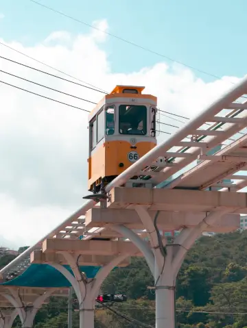 Capsule Cable Car Offers Stunning Aerial Views of the Sea