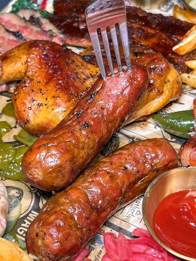 福田隱藏版BBQ餐廳，18小時果木慢燻美味爆發