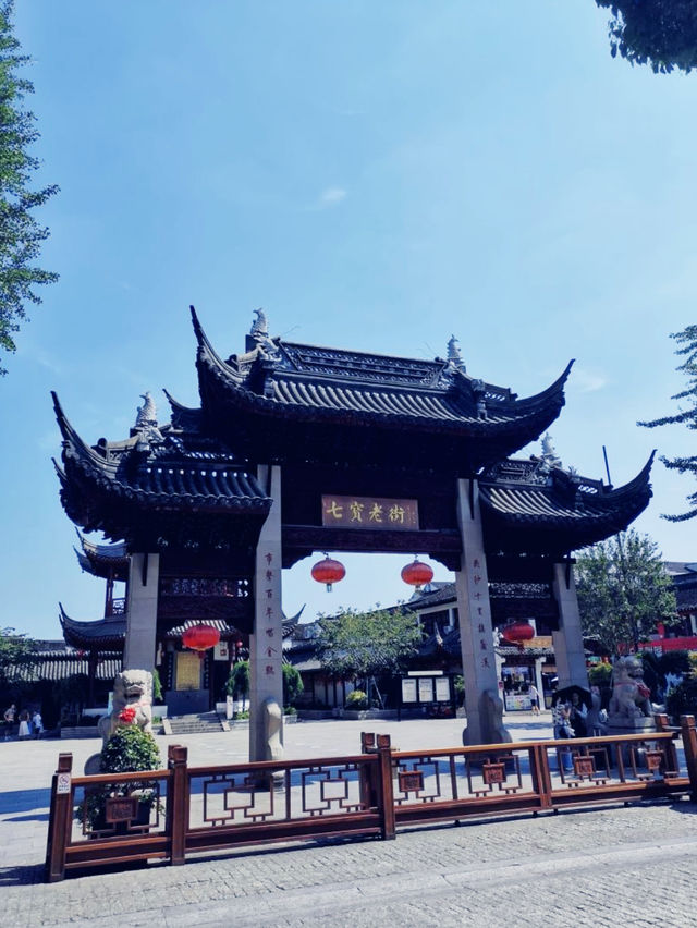 🏮🚣不用跑蘇州！七寶古鎮地鐵直達，絕美水鄉夜景美哭我！🚣🏮