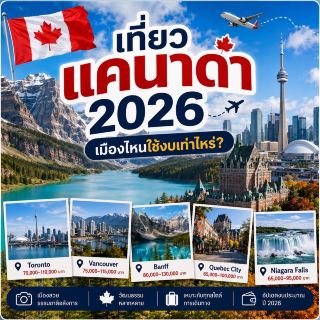 2026년 캐나다 여행, 도시별 예산은 얼마일까? 