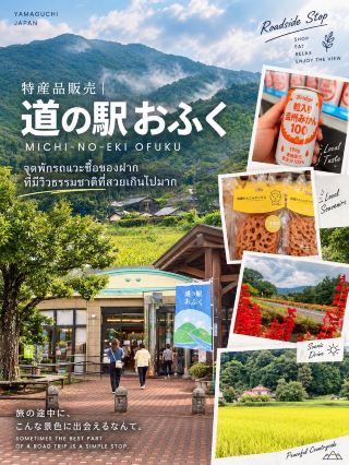 A Roadside Stop with a View Too Beautiful to Miss 🌿✨

Michi-no-Eki Ofuku|特産品販売

ถ้าขับรถเที่ยว Yamaguchi แล้วกำลังมองหาจุดพักที่ไม่ได้มีดีแค่ห้องน้ำหรือร้านสะดวกซื้อ ที่นี่เป็นอีกหนึ่งจุดที่ควรปักหมุดไว้เลย

Michi-no-Eki Ofuku เป็นสถานีริมทางที่อยู่ท่ามกลางธรรมชาติของเมือง Mine บรรยากาศรอบ ๆ สงบและเขียวมาก เหมาะสำหรับแวะพักระหว่างทาง แล้วเดินเลือกซื้อของขึ้นชื่อจากท้องถิ่นกลับไปเป็นของฝาก 🌿⛰️

🛍️ ของขึ้นชื่อที่น่าลอง

🥕 Mito Gobo (美東ごぼう)
โกโบจากพื้นที่ Mito ที่ขึ้นชื่อเรื่องเนื้อนุ่มและรสชาติเข้มข้น นอกจากแบบสดแล้ว ยังมีผลิตภัณฑ์แปรรูปอย่าง Mito Gobo Potato Chips ให้ซื้อกลับไปลองด้วย

🍐 Ofuku Pear (於福梨)
ลูกแพร์ท้องถิ่นของพื้นที่ Ofuku และขนม/ผลิตภัณฑ์แปรรูปจากลูกแพร์ เหมาะมากสำหรับคนที่อยากได้ของฝากที่มีความเป็นท้องถิ่นจริง ๆ

🍨 Akiyoshidai Gelato
เจลาโต้ที่ใช้วัตถุดิบจาก Mine City และมีรสชาติเปลี่ยนไปตามฤดูกาล เป็นของหวานที่เหมาะกับการซื้อกินระหว่างพักรถแบบสุด ๆ

🍺 Akiyoshidai Ale
เบียร์ออริจินัลของสถานี มีหลายรสที่เชื่อมโยงกับวัตถุดิบและพื้นที่โดยรอบ เช่น Pear Ale และ Benten Ale 🍺

✨ ไฮไลต์ที่ไม่ได้อยู่ในร้าน

สิ่งที่ทำให้ที่นี่น่าแวะกว่าจุดพักรถทั่วไปคือ วิวธรรมชาติรอบ ๆ บรรยากาศของพื้นที่ Mine ให้ความรู้สึกผ่อนคลายมาก โดยเฉพาะวันที่อากาศดี แค่ลงจากรถ เดินเล่น สูดอากาศ และมองวิวรอบตัว ก็รู้สึกเหมือนได้พักจากการเดินทางจริง ๆ

📸 Tips: ถ้ามีเวลาลองเผื่อเวลามากกว่าการแวะซื้อของฝากสักหน่อย เพราะที่นี่เหมาะกับการพักขา ถ่ายรูป และหาอะไรท้องถิ่นกินระหว่างทางมากกว่าการแวะแล้วรีบออก

บางครั้งจุดหมายที่น่าจดจำระหว่าง Road Trip ก็ไม่ใช่สถานที่ท่องเที่ยวใหญ่ ๆ แต่เป็นจุดเล็ก ๆ ที่บังเอิญเจอระหว่างทาง 🌿🇯🇵

📍 Michi-no-Eki Ofuku, Mine, Yamaguchi, Japan

#Yamaguchi #JapanTravel #MichiNoEki #RoadTripJapan #LocalSpecialties #JapanHiddenGem #JapanTrip