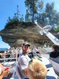 Discover the wild beauty of the crystal blue water and sandstone cliffs along Lake Superior in MI
