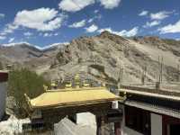 Lost in time, eternal monastery surrounded by mountains 