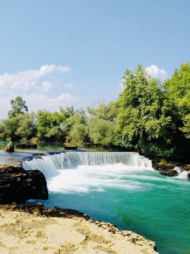 Beautiful Waterfall In Idylic Setting