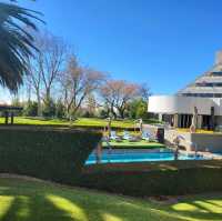The Maslow Hotel has a stunning garden in Johannesburg