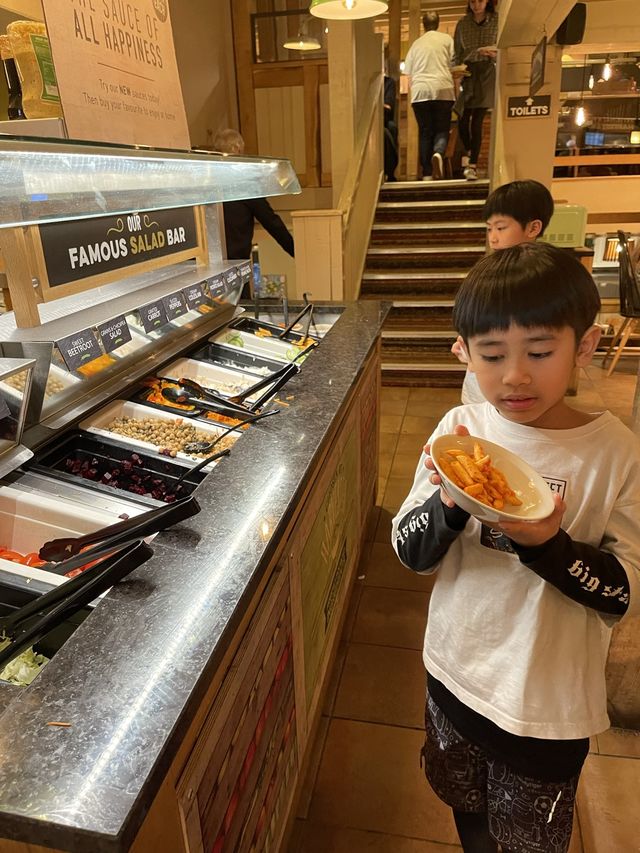 英國連鎖餐廳推介 | 免費沙律吧