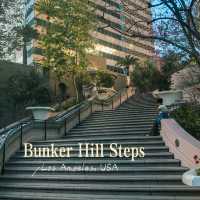Iconic Bunker Hill Steps in Downtown LA 🇺🇸